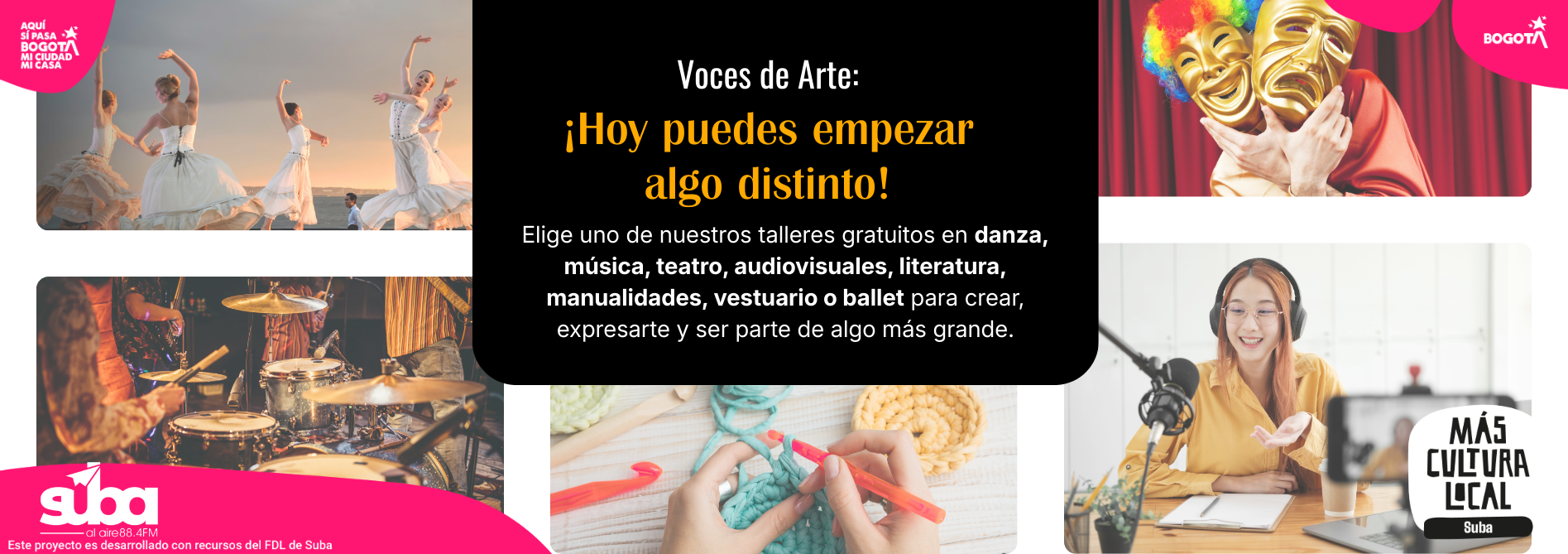 Talleres gratuitos