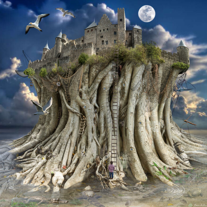 Enfance III (2021) Arte digital por Bruno Béghin
